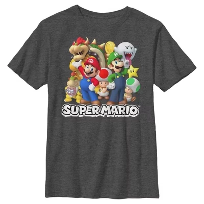 Мужская футболка Super Mario Bros. С групповым портретом 