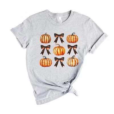Женская футболка Coquette Pumpkin Chart с коротким рукавом и графическим рисунком