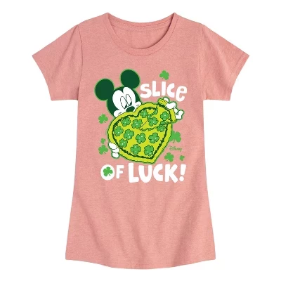 Приталенная футболка с коротким рукавом и рисунком Slice Of Luck