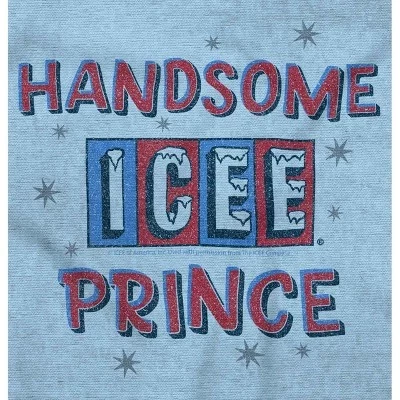 Милая красивая футболка с логотипом ICEE Prince для маленьких мальчиков лицензионного светло-голубого цвета