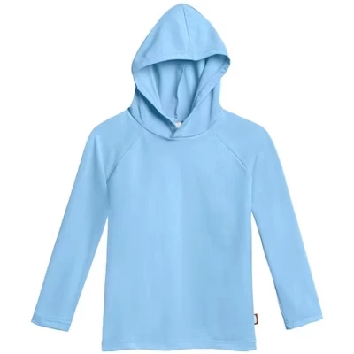 Футболка Swim UPF 50+ с капюшоном и длинными рукавами Rashguard для мальчиков и девочек - Сделано в США