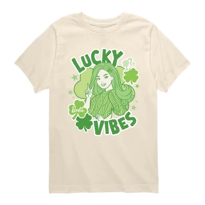 Кремовая футболка с коротким рукавом и рисунком Lucky Vibes