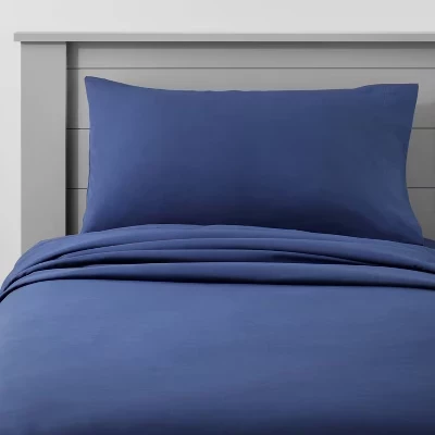 Детский комплект постельного белья Pillowfort из хлопка, синий