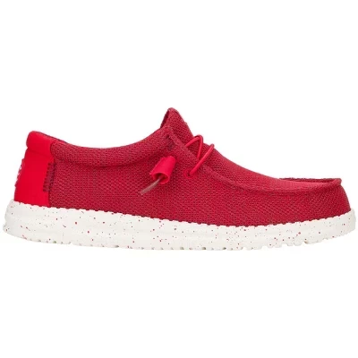 Мужские слипоны HEYDUDE Wally Stretch Sox, красные