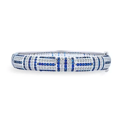 Браслет Bling Jewelry Art Deco, геометрический, голубой