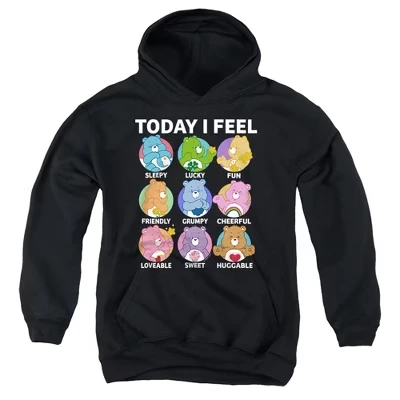 Худи для мальчиков Care Bears Today I Feel, черное
