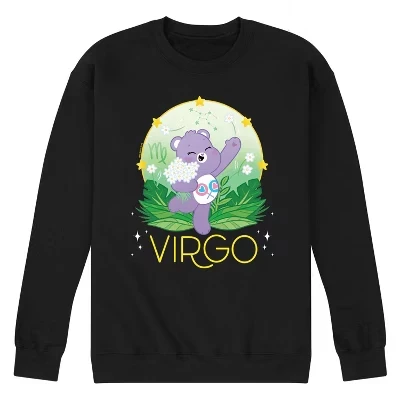 Мужской свитшот Care Bears Virgo Share Bear, черный