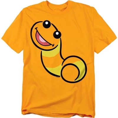 Мужская футболка Big Face Slimey золотистого цвета