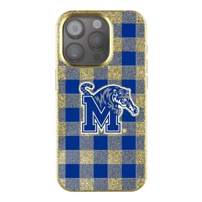 Чехол для мобильного телефона NCAA AAC Universities в клетку с золотыми украшениями для Apple iPhone memphis tigers