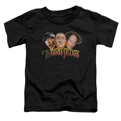 Мальчиковая футболка The Three Stooges, черная