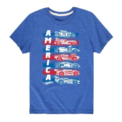 Футболка с коротким рукавом и рисунком America Cars