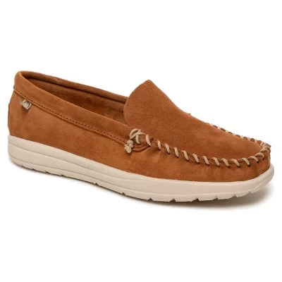 Женские мокасины Minnetonka Discover Classic, коричневые