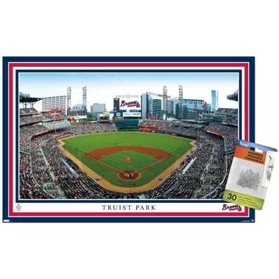 Постер Trends International MLB Braves 22″, кнопки