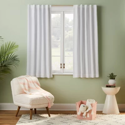 Детская штора Pillowfort Blackout Twill, белая