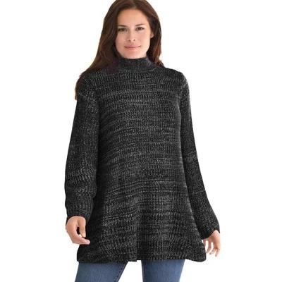 Пуловер Shaker Swing Sweater черный
