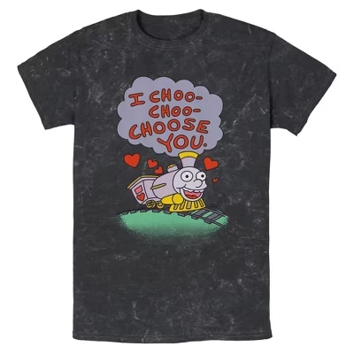 Мужская футболка I Choo-Choo-Choose You, черная