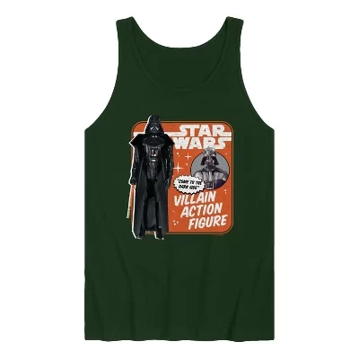 Мужская майка STAR WARS Vader с принтом, зеленая