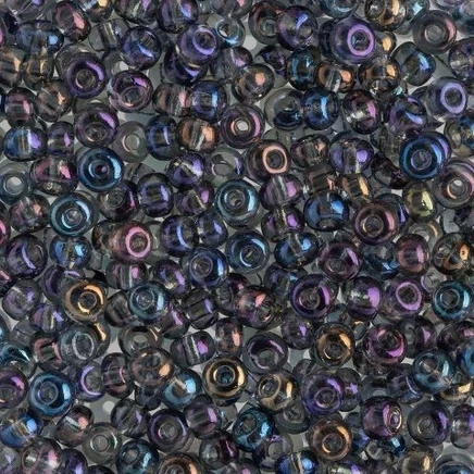 Чешский бисер John Bead 6/0, 100 г, микс оникс