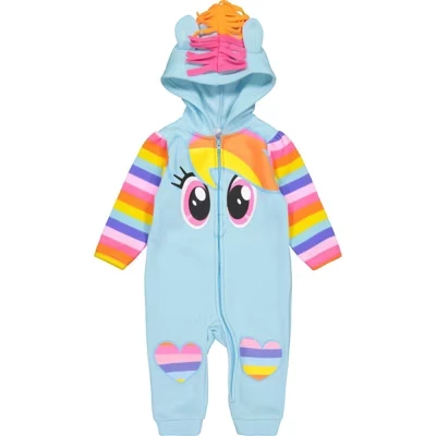 Детский комбинезон My Little Pony Rainbow Dash на молнии, синий