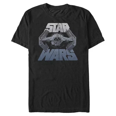 Мужская футболка TIE Fighter с Лордом Дартом Вейдером черная