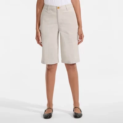 Женские шорты Chino с фиксированным поясом 12 дюймов light stone
