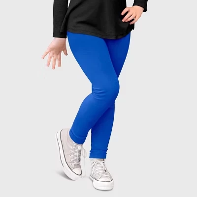Легинсы для девочек City Threads, хлопковые, синие
