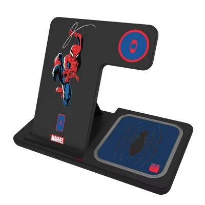 Зарядная станция Keyscaper Marvel 3-в-1 15 Вт, Spider-Man