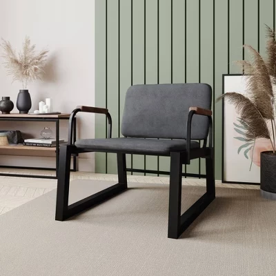 Акцентное кресло Manhattan Comfort Whythe, черное