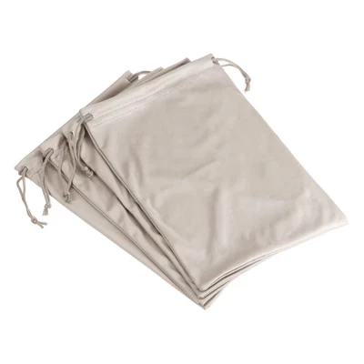 Мешочки Unique Bargains для очков, 4 шт, серые, 18×27 см