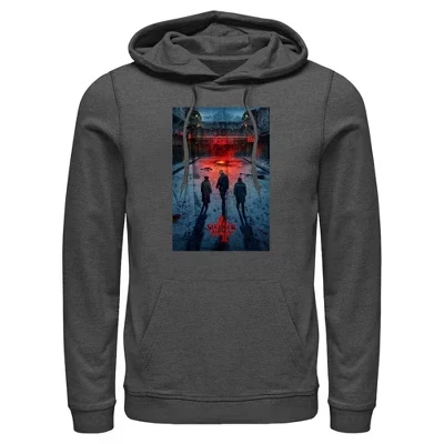 Мужское худи Stranger Things Winter Rift Russia, серое