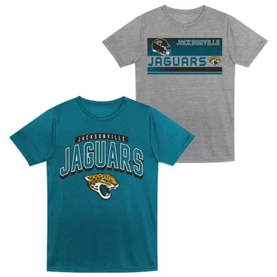 Футболка для маленьких мальчиков Jacksonville Jaguars' Серая 2pk