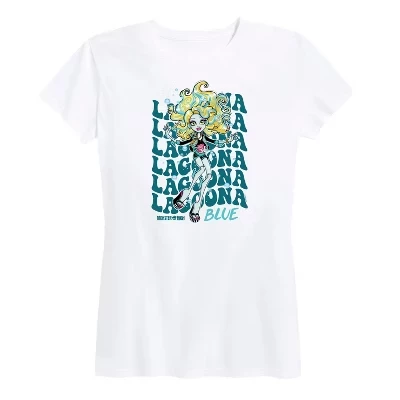Женская футболка Lagoona Blue с коротким рукавом и рисунком белого цвета