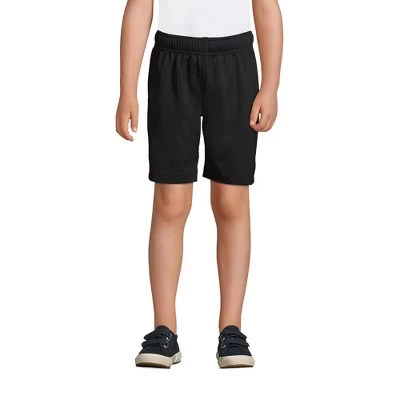 Мальчиковые спортивные шорты Lands' End Mesh, черные