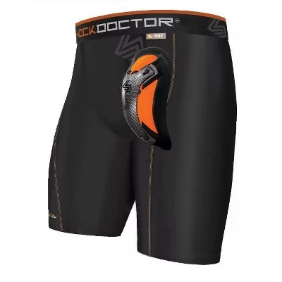 Мужские компрессионные шорты Shock Doctor Pro Boxer, черные