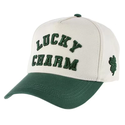 Бейсболка CTM Lucky Charm двухцветная, зеленая
