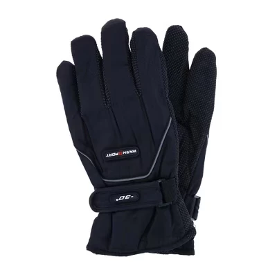 Мужские лыжные перчатки CTM Microfiber, черные