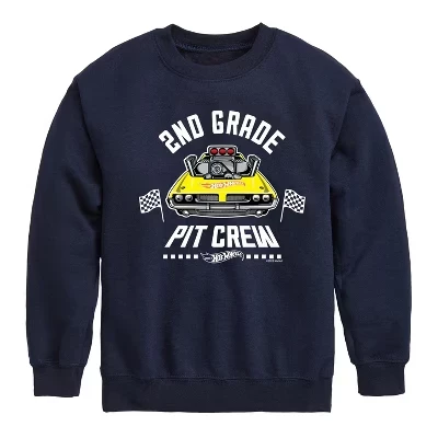 Детский свитшот Hot Wheels Pit Crew 2nd Grade, синий