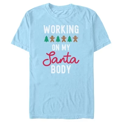 Мужская футболка Lost Gods Santa Body, светло-голубая