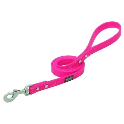 Поводок для собак Brahma Webb Soft Grip - Несколько размеров - Прочный, пригодный для любых погодных условий поводок розового цвета
