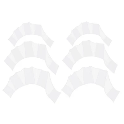 Силиконовые водные ласты с перепончатыми пальцами Лягушки для дайвинга, 3 пары белых