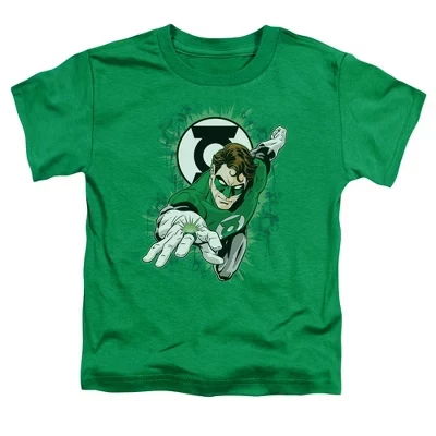 Детская футболка Green Lantern First T для мальчиков, зеленая
