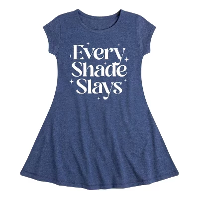 Платье для девочек Instant Message Every Shade Slays, синее