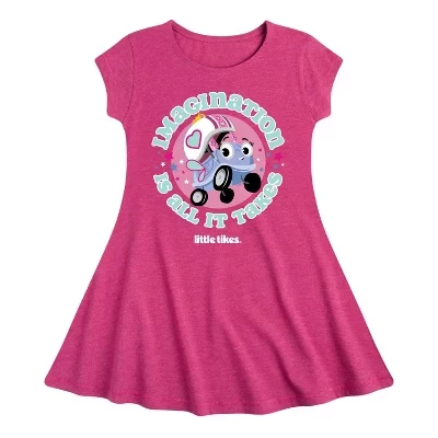 Детское платье Little Tikes Fit & Flare, фуксия меланж
