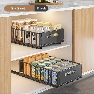 Органайзер под мойку SunnyFurn 2 шт., черный