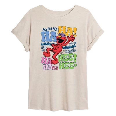 Женская футболка Elmo Haha с объемным рисунком birch