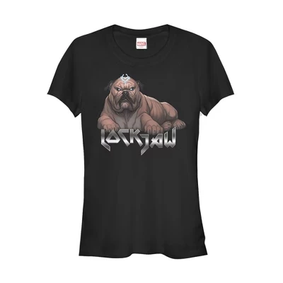 Женская футболка Marvel Lockjaw, черная