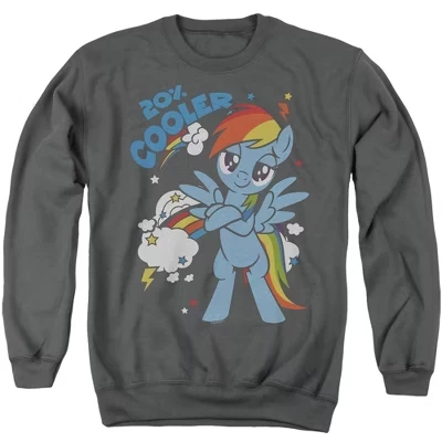 Мужская толстовка My Little Pony TV 20 Percent Cooler, тёмно-серая