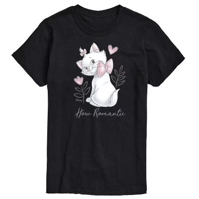 Мужская футболка с коротким рукавом и графическим рисунком The Aristocats, черная