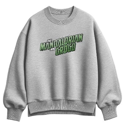Женская толстовка Athletic heather из флиса оверсайз с полноцветным логотипом Movie Crew
