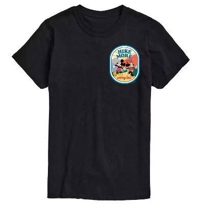Мужская футболка Disney Mickey и Minnie, черная